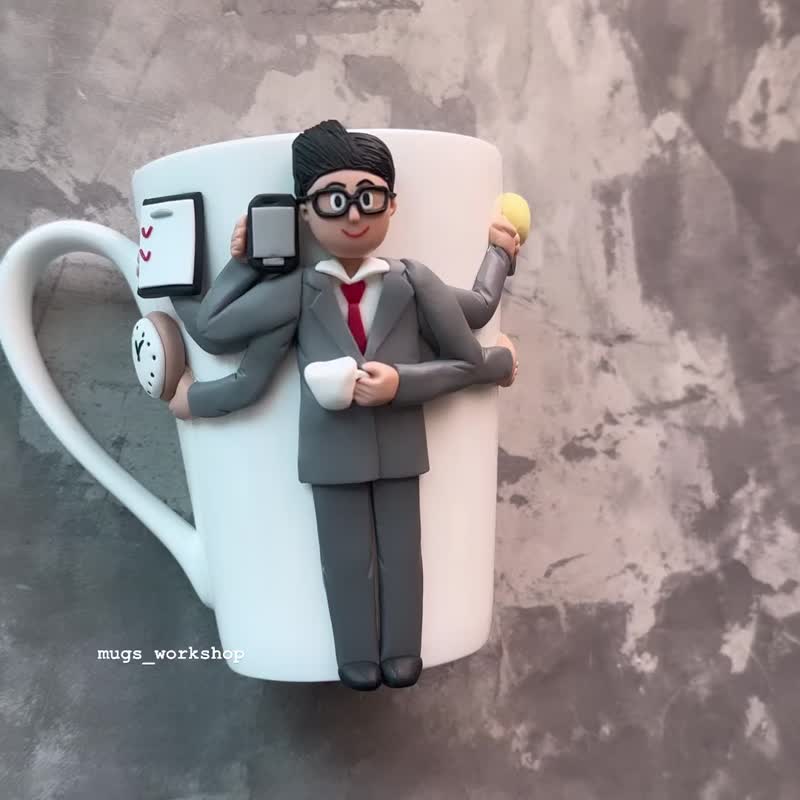 Personalized  mug for best friend, Paris lovers gift idea - 花瓶/花器 - 玻璃 透明