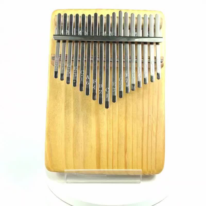 栓木拇指琴/17音拇指琴/KALIMBA - 吉他/樂器 - 木頭 金色