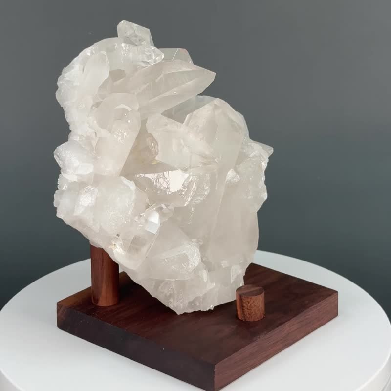 白晶簇  071241 - 擺飾/家飾品 - 水晶 白色