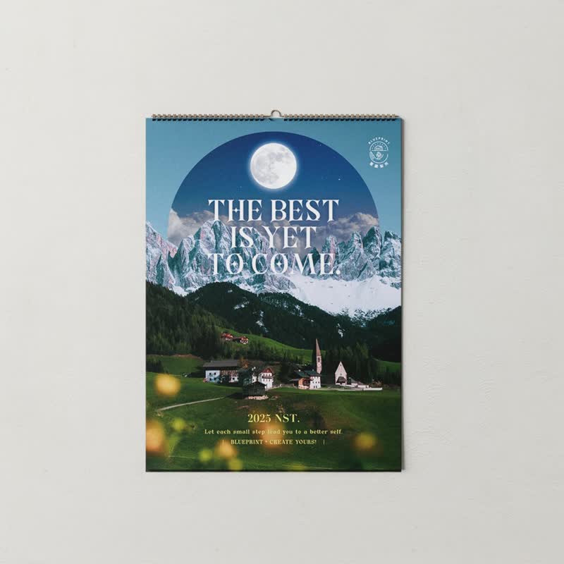 【Buleprint 2025 Calendar】The best is yet to come. - ปฏิทิน - กระดาษ หลากหลายสี