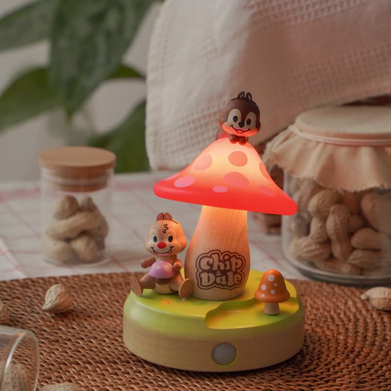 【奇奇蒂蒂】動態時鐘 搖擺鐘 木製掛鐘 迪士尼Disney - 擺飾/家飾品 - 木頭 多色