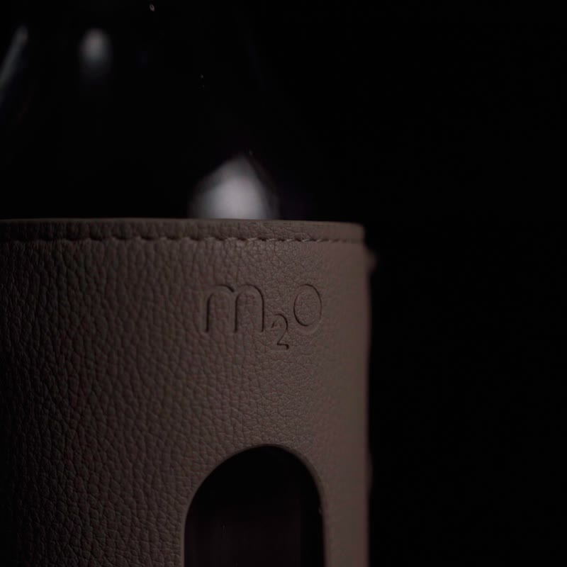 m2o /made2origin Water Bottle 750ml, Vegan leather sleeve with shoulder strap - Pitchers - Other Materials 