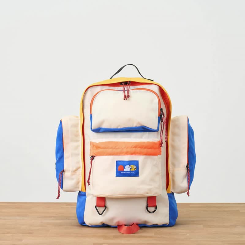 Enjoy Backpack Vol.1 / NEON - 後背包/背包/書包 - 尼龍 黃色
