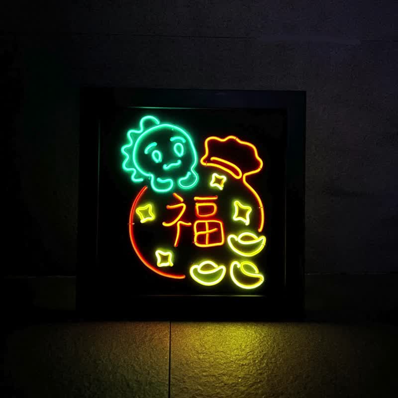 Glowing neon light painting x DIY Combo pack - ของวางตกแต่ง - วัสดุอื่นๆ 