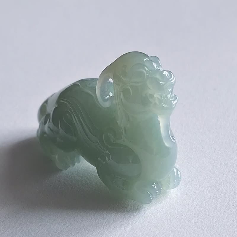 招財貔貅擺設 | 天然和田玉玉器 - 擺飾/家飾品 - 玉石 藍色
