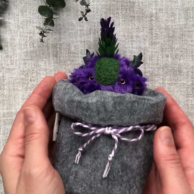 Lilac Spirit - Stuffed Dolls & Figurines - Other Materials Purple