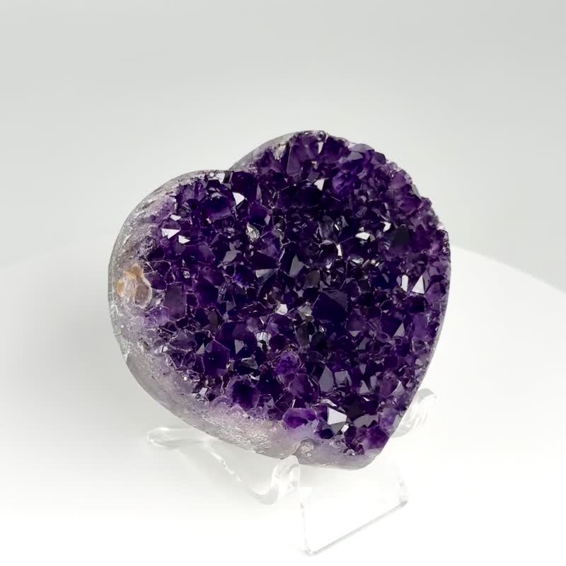 ESP Uruguayan Amethyst Heart Cluster 2320210 - ของวางตกแต่ง - คริสตัล สีม่วง