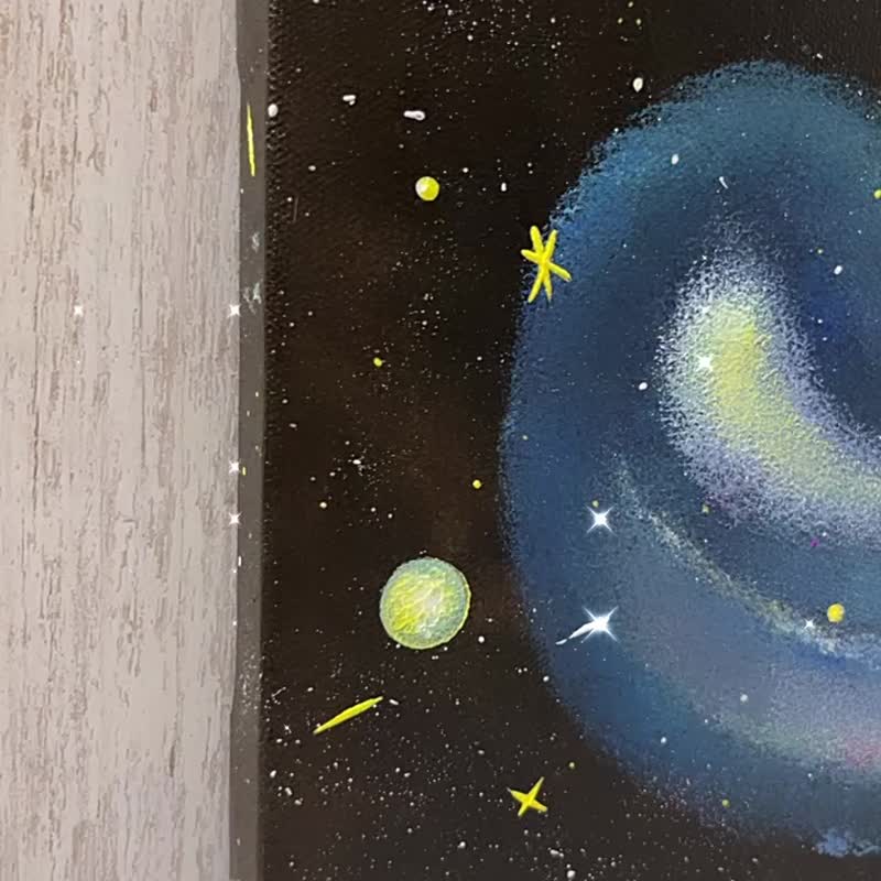 Universe #11 Acrylic Painting Healing Life 20x20 Home Decoration Art Work Hand-painted - โปสเตอร์ - อะคริลิค 