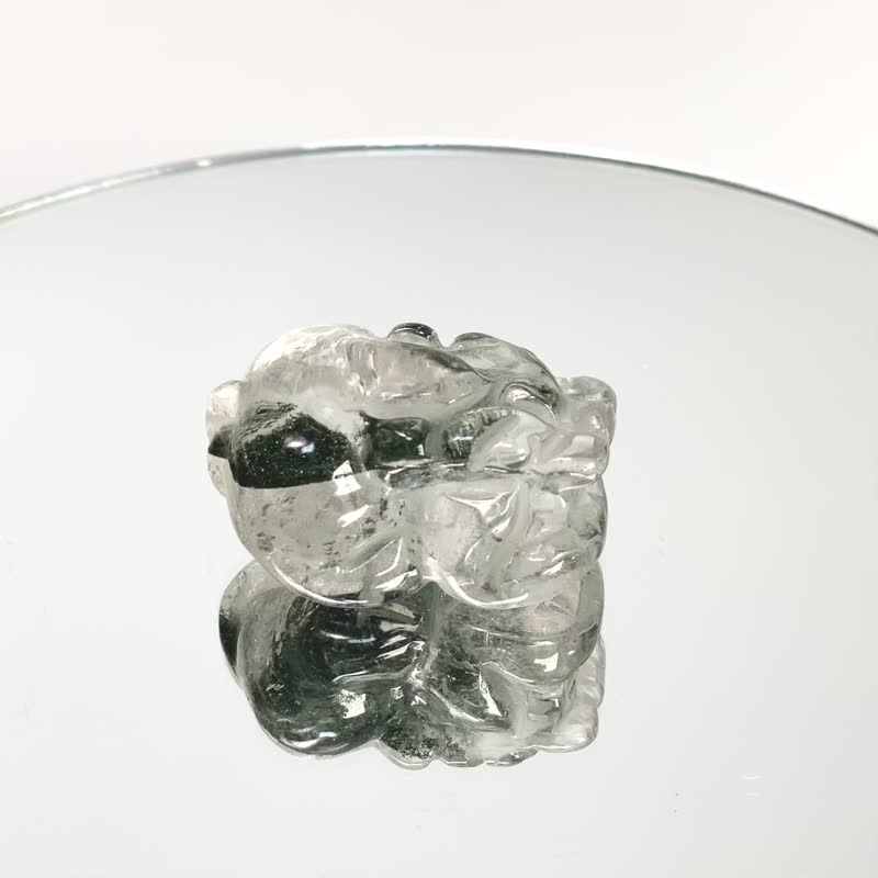 High quality green ghost little Pixiu 01 - Items for Display - Crystal Green