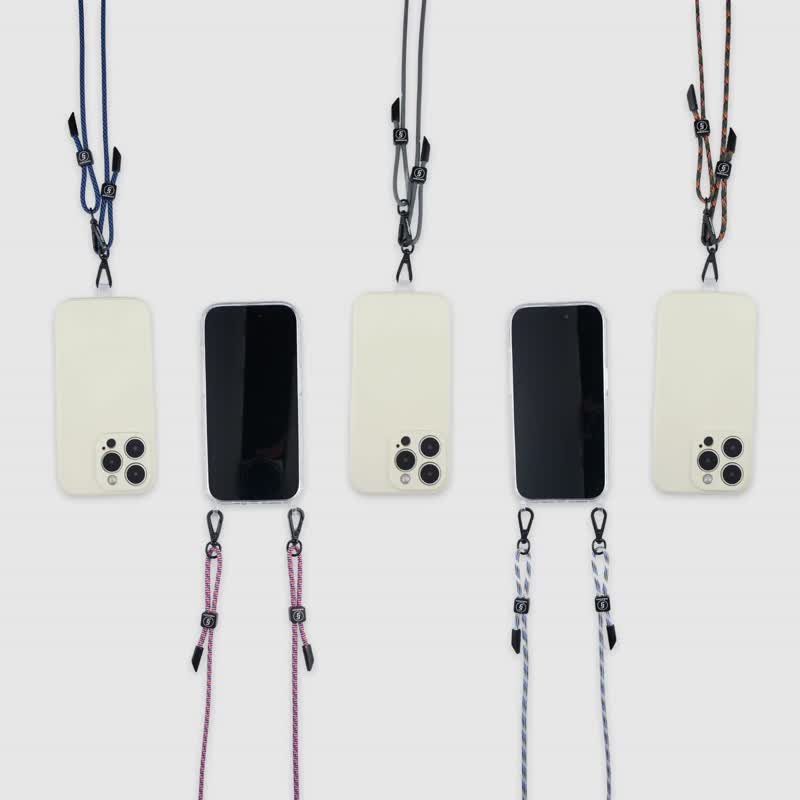 Adjustable Cross Body Phone Lanyard phone strap - อุปกรณ์เสริมอื่น ๆ - วัสดุอื่นๆ หลากหลายสี