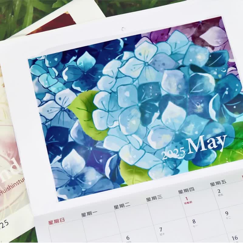 2025 Four Seasons Flower Series Calendar [Shipments will be made after 11/10] - Calendars - Paper 