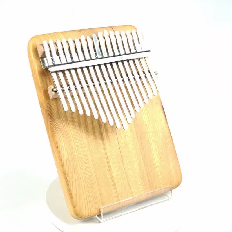 台灣紅檜拇指琴/17音拇指琴/KALIMBA - 吉他/樂器 - 木頭 咖啡色