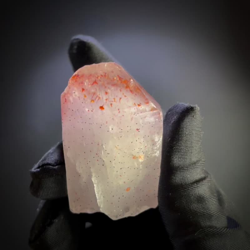 頂級稀有 紅超七 草莓晶 金草莓晶 超七 草莓晶 艾希斯女神 原礦 - 擺飾/家飾品 - 水晶 紅色