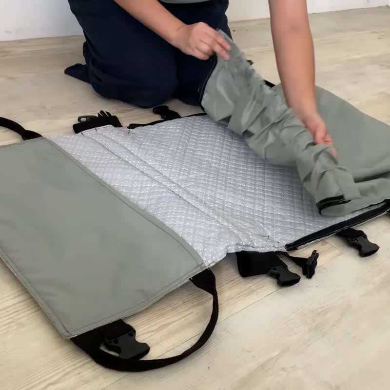 Pet transport mat for senior dogs and elderly dogs with inconvenience in getting on and off the vehicle. Assistive device for moving dogs. Made in Taiwan. - อื่นๆ - ไฟเบอร์อื่นๆ 