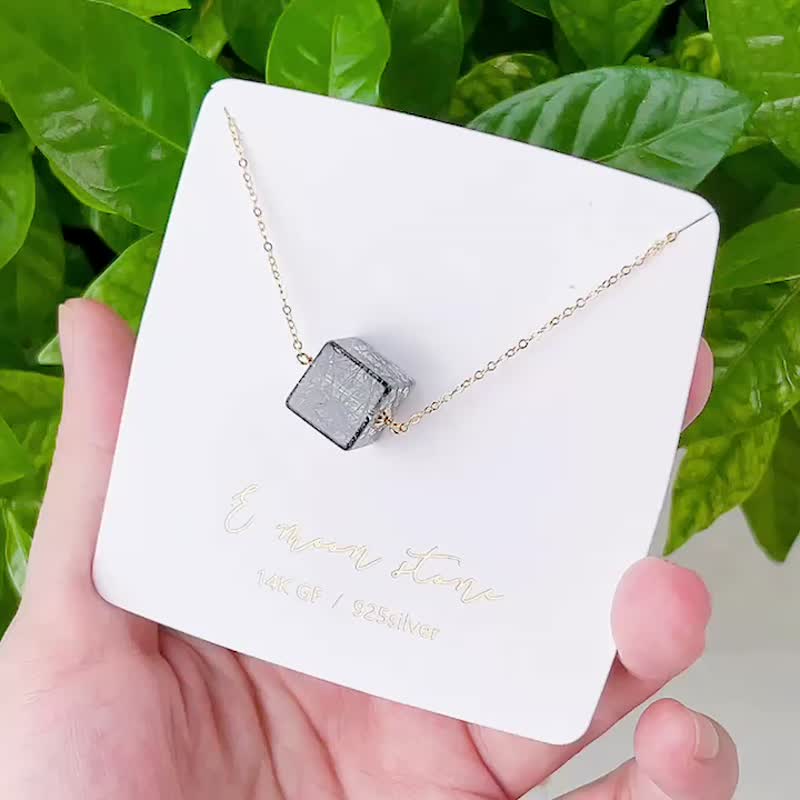 Top quality lace black hair crystal sugar cube full net see-through 14K necklace - สร้อยคอ - คริสตัล สีดำ