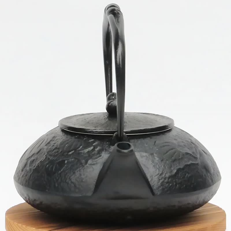 南部鉄器 鉄瓶兼用急須 小鉄瓶 瓢 黒 0.5L 日本製 - 急須・ティーカップ - 金属 ブラック