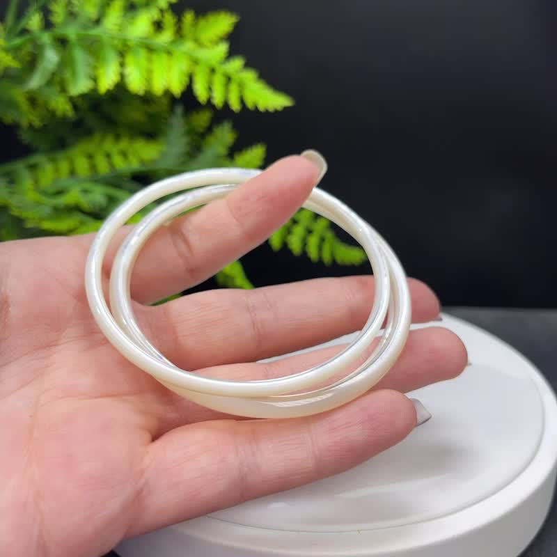 白蝶貝手镯 62MM 叮當镯 - 手鍊/手環 - 貝殼 