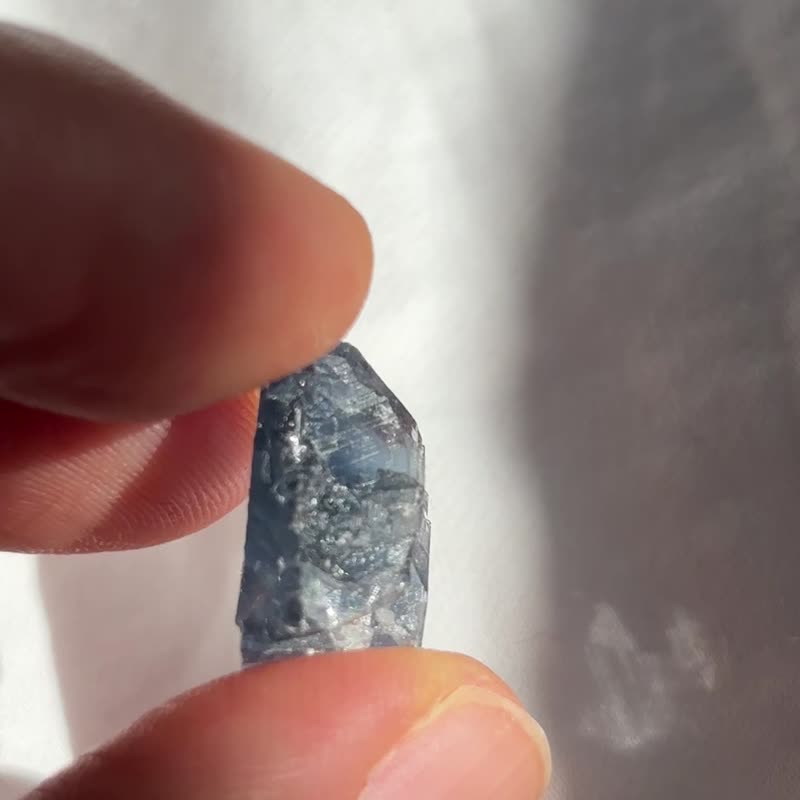 高質 精品 閃亮天青石 礦標 擺設 水晶 盆景 crystal 擺件 - 擺飾/家飾品 - 水晶 藍色