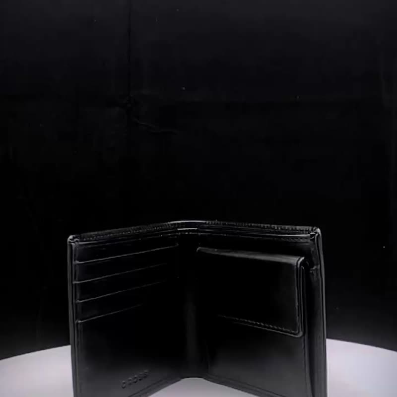CROSS PREMIUM SQUISITO GENUINE LEATHER BI-COIN WALLET WILLIAM ONSALE - Wallets - Genuine Leather Black