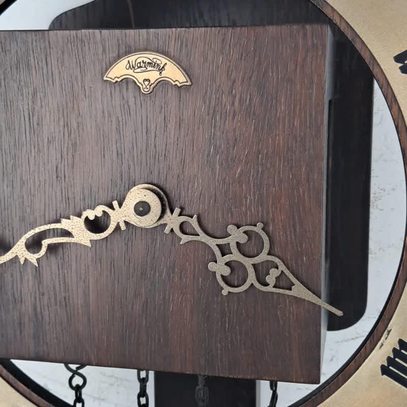 Zaanse Dutch Wall Clock Vintage Antique 8 day (Warmink WUBA Junghans Era) - 時鐘/鬧鐘 - 木頭 咖啡色