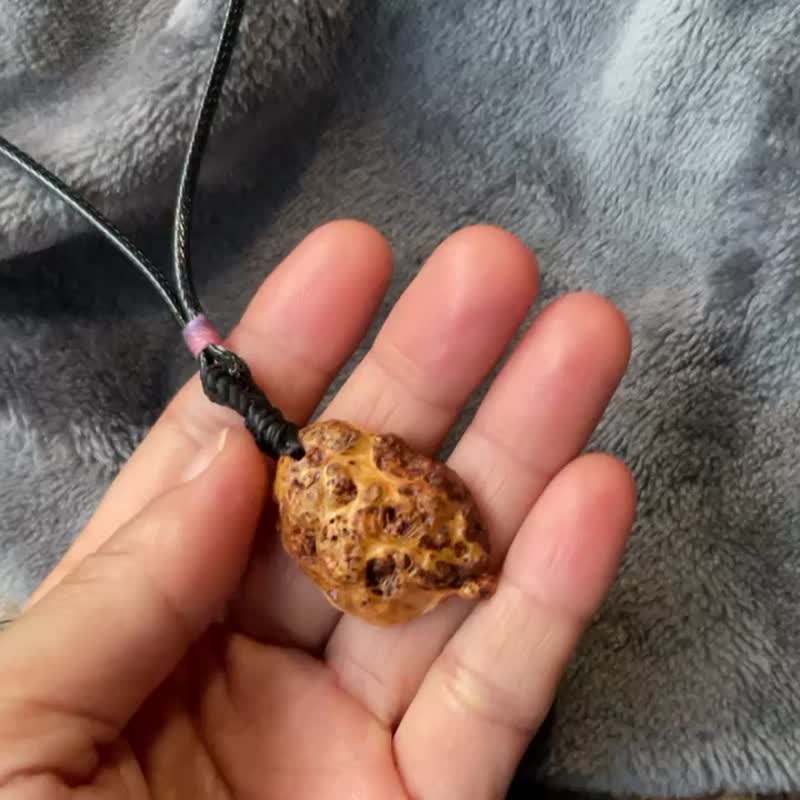 檜木小財瘤。原木項鍊 - 項鍊 - 木頭 多色