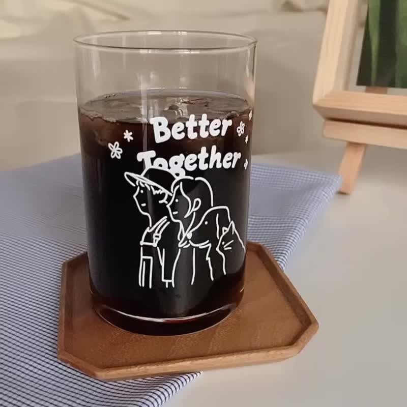 Better Together 玻璃杯 - 杯子 - 玻璃 