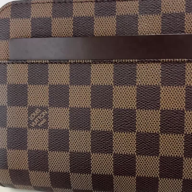 Louis Vuitton ルイヴィトン ダミエ サンルイ クラッチバッグ セカンドバッグ メンズ N51993 美品 - 手拿包 - 人造皮革 咖啡色