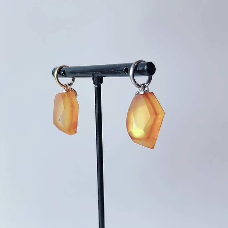 Frames 替換式墜飾 / Fragment / Interchangeable / Gem Fire - 吊飾 - 樹脂 黃色