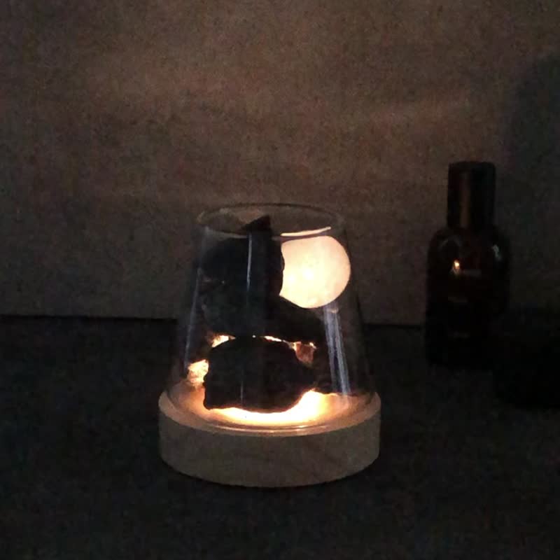小島月光 ∣ 鹽燈  香氛燈系列 - 香薰/精油/線香 - 水晶 多色