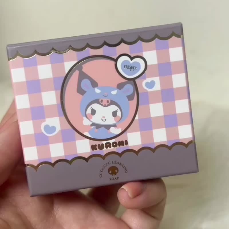 FreshO2x Sanrio co-branded Coolomi Wash Wash Wash Soap Brush Set has a clean and cute texture - Soap - Other Materials Purple