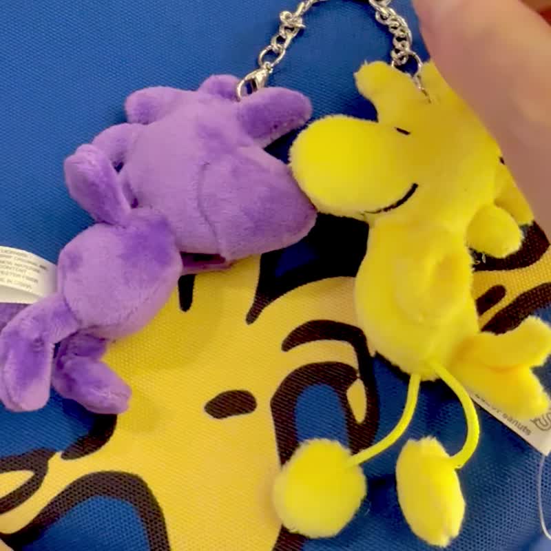 Woodstock 胡士托鑰匙圈吊飾 史努比好友 小黃鳥 吊飾 - 鑰匙圈/鑰匙包 - 聚酯纖維 黃色