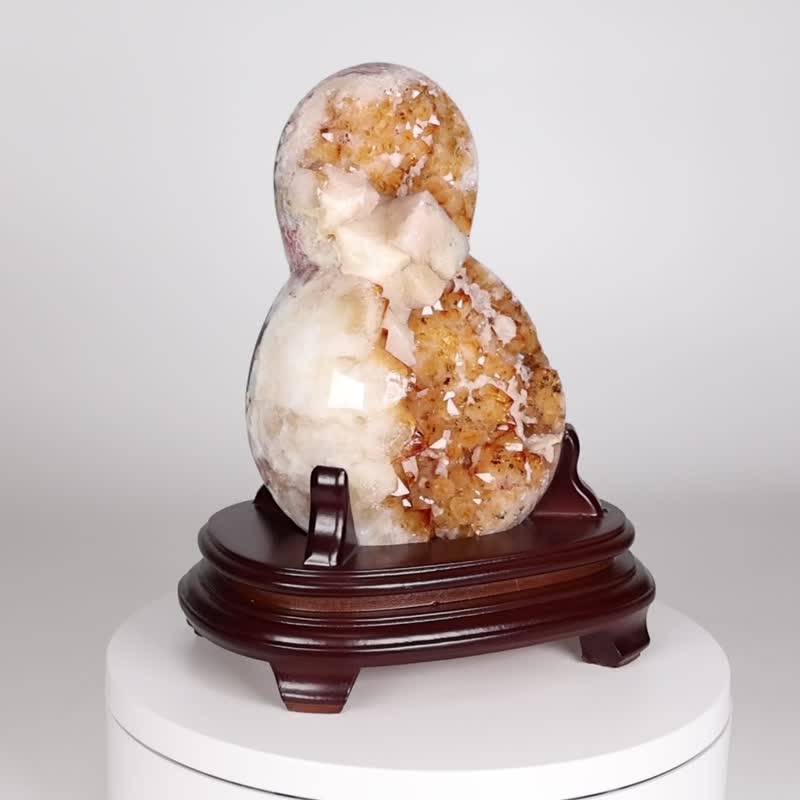 巴西黃晶花生 2711434 - 擺飾/家飾品 - 水晶 黃色