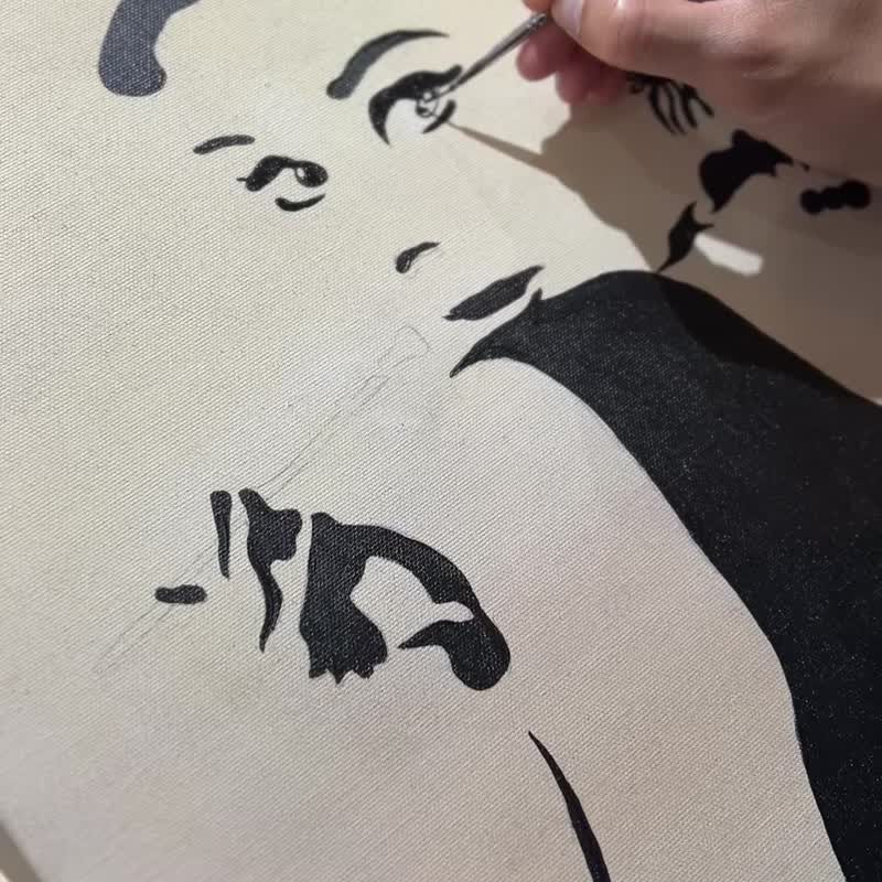IARTS 海報剪影畫 Poster Silhouette Portrait - 插畫/繪畫/寫字 - 壓克力 