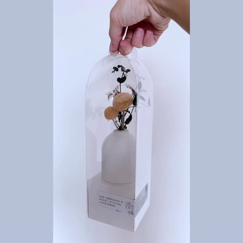 Original feel Cement infinite regular polygon-flower vessel-healing small objects home decoration arrangement - เซรามิก - ปูน ขาว